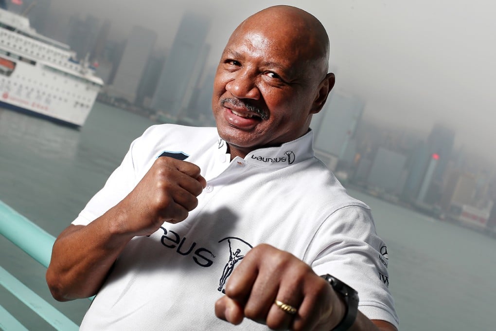 Marvin Hagler still looks fighting fit at 60. Photo: K.Y. Cheng