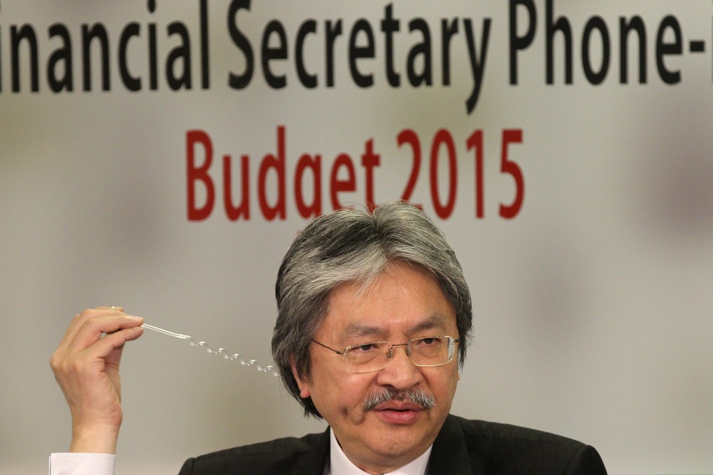 Tsang seems incapable of thinking beyond the immediate issues other than endless "warnings" of some future welfare nightmare. Photo: Edward Wong