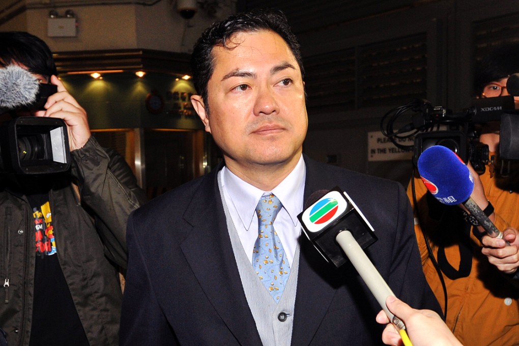 Titus Wong Koon-ho faces the media outside the High Court on Friday. Photo: SCMP Pictures