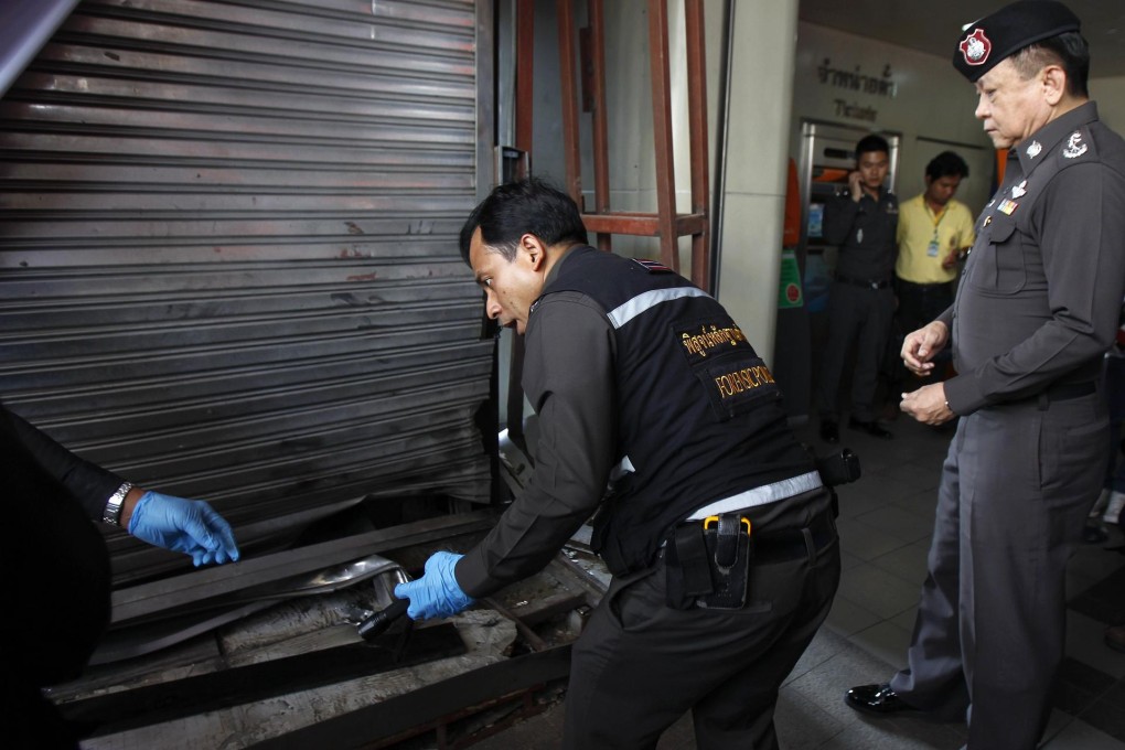 Thai police blame red-shirt network for recent Bangkok blasts