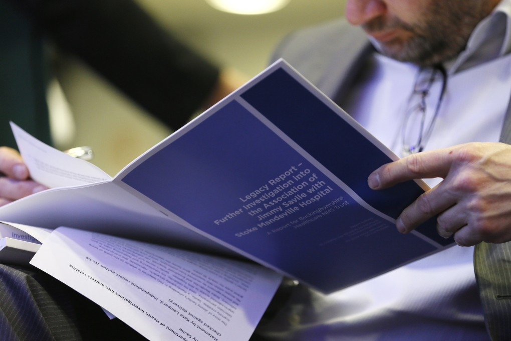 A report on the sexual abuse by Jimmy Savile. The investigation of the abuse was made possible in part by Britain's freedom of information law. Photo: Reuters