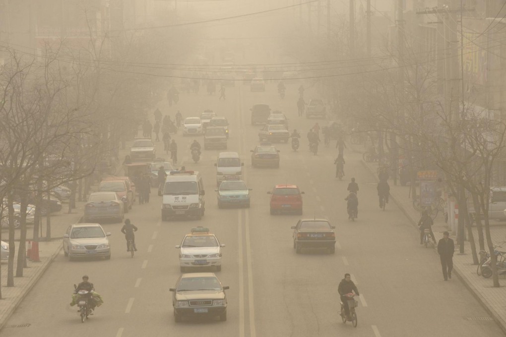 Pollution in Shanxi. Even some typically outspoken experts seem to be refraining from playing up the hype over smog. Photo: AFP
