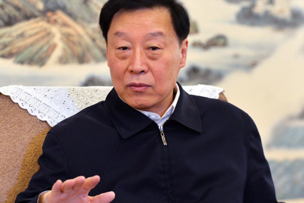 Jiangsu party chief Luo Zhijun reemerges on Xinhua's interview, after skipping a delegation meeting open to foreign media. Photo: Xinhua