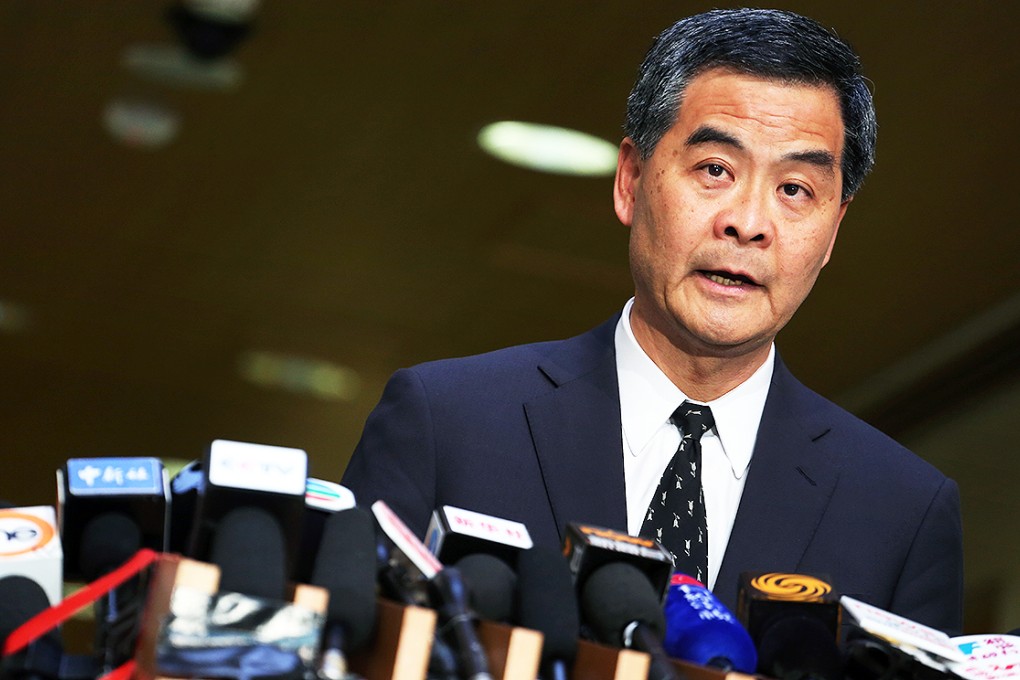 CY Leung's term as chief executive ends in 2017. Photo: Edward Wong