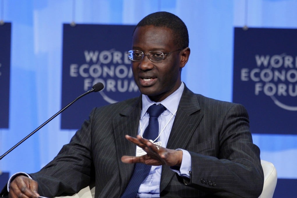 Prudential's Tidjane Thiam speaks at the World Economic Forum in Davos in 2010. Credit Suisse has named him to succeed Brady Dougan as the bank's chief executive. Photo: AP