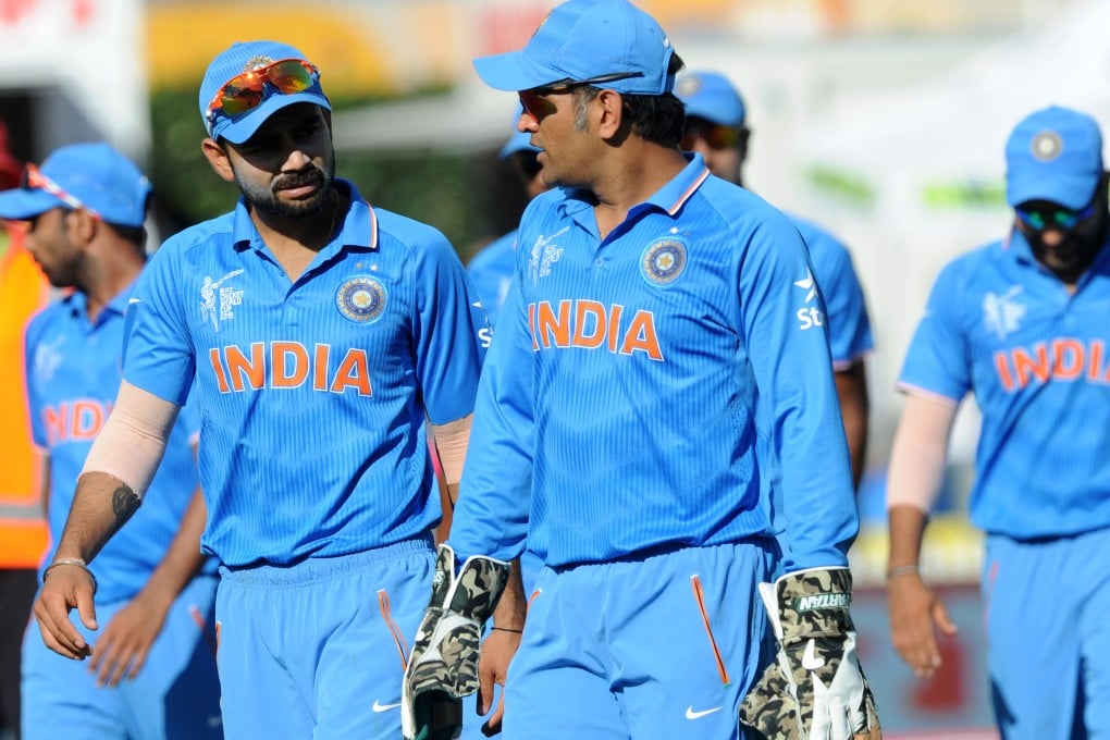 India captain MS Dhoni (right), with teammate Virat Kohli, is leading a revival after a poor test series against Australia in December and January. Photo: AP