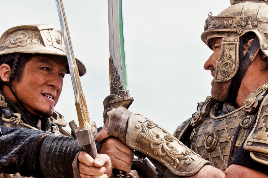 Jackie Chan and John Cusack  cross swords in Dragon Blade.