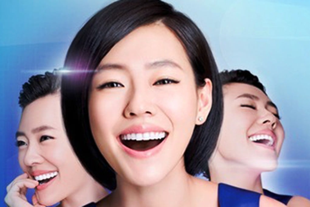 It was fined for a television advertisement featuring Taiwanese actress and singer Dee Hsu, nicknamed “Little S”, which claimed that teeth could be whitened in just one day using Crest toothpaste. Photo: SCMP Pictures
