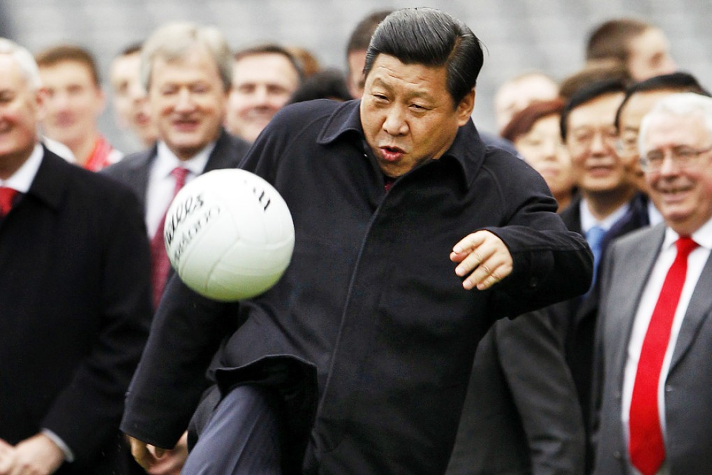 President Xi Jinping has made no secret of his love for soccer. Photo: Reuters