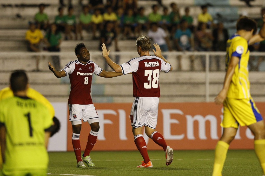 South China's new signing Daniel McBreen is finally firing following his recent transfer to Hong Kong. Photo: EPA