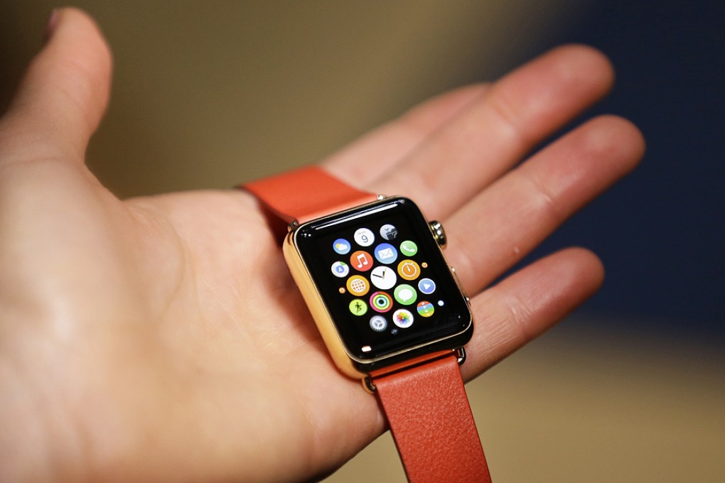 The Apple Watch enables users to easily pay for transactions using the Apple Pay mobile payments system. Photo: AP