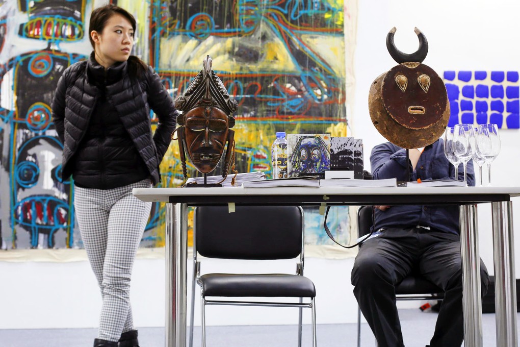 A booth from New York's Ethan Cohen Fine Arts at the satellite fair Art Central. Smaller art fairs target a younger audience. Photo: Sam Tsang