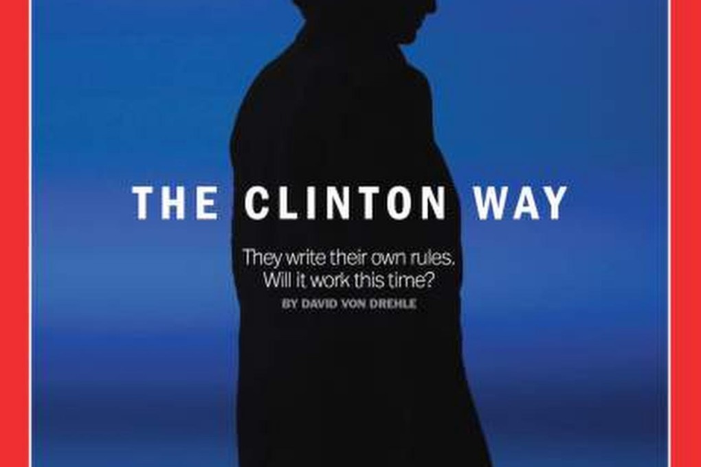 Hillary Clinton on the cover of Time magazine. Photo: SCMP Pictures