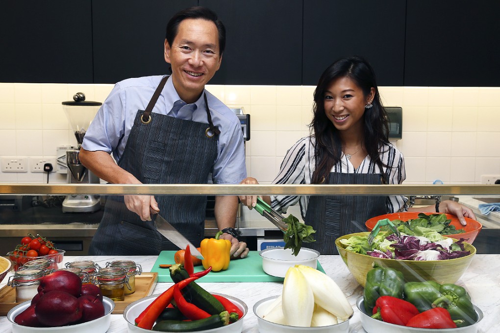 Bernard Chan (left) has been appointed to promote the reduction of sugar and salt in food in Hong Kong people's diets. Photo: K.Y. Cheng