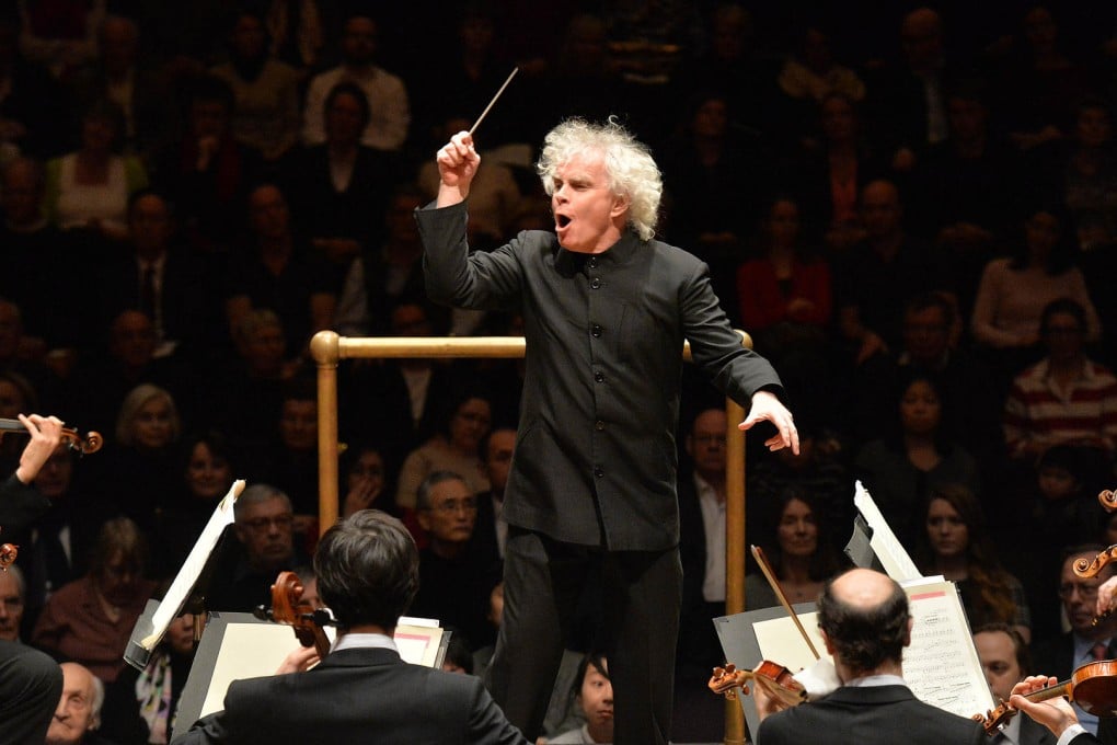 Simon Rattle and the Berlin Philharmonic perform at The Barbican in London last month. Photos: Mark Allan, AP