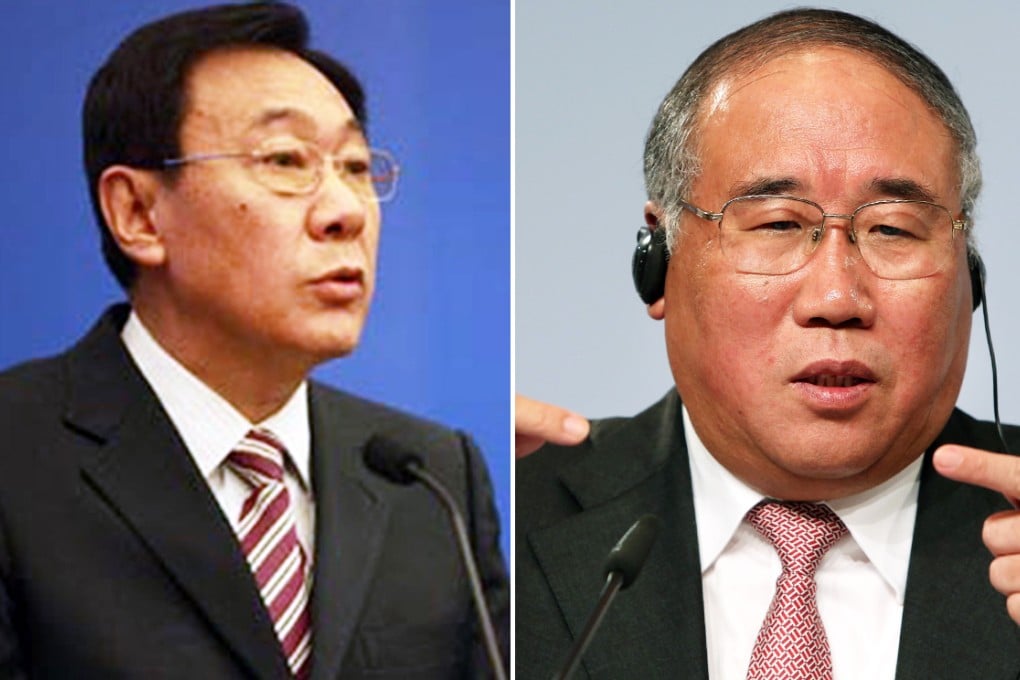 Zhang Yong succeeded Xie Zhenhua as the National Development and Reform Commission's deputy director in late February. Photos: SCMP Pictures, AFP