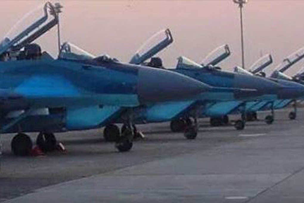 Myanmese jet fighters. Photo: Facebook