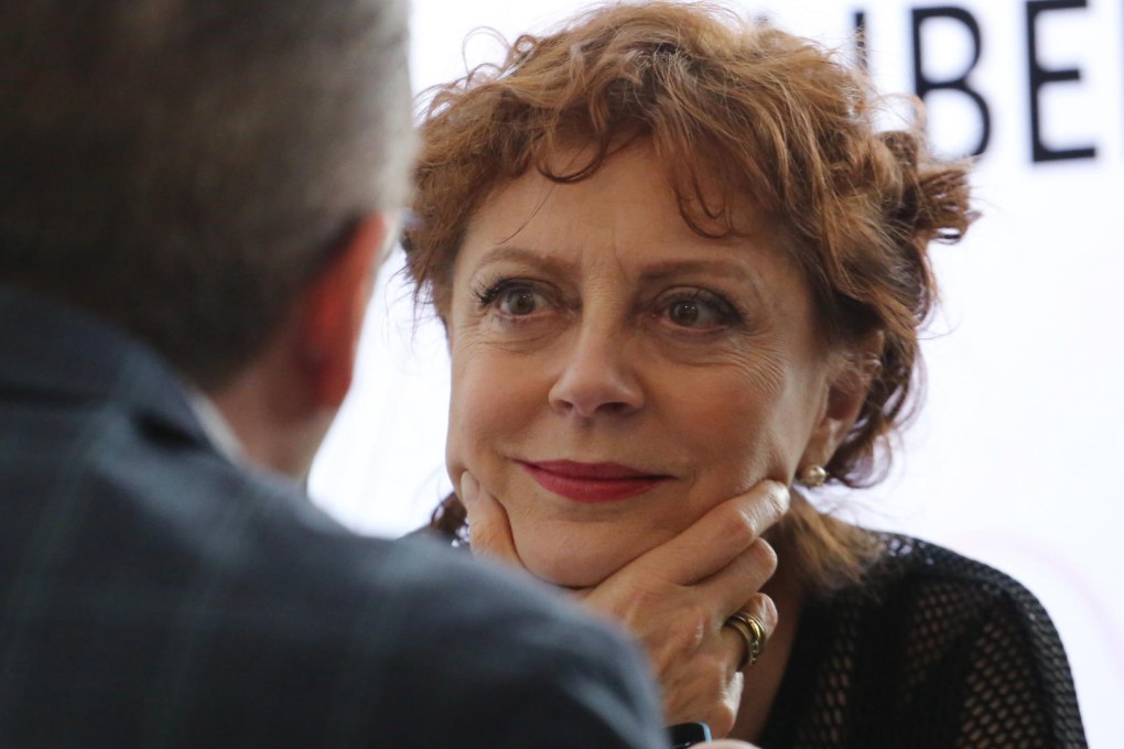 Susan Sarandon at Art Basel yesterday. Photo: Felix Wong
