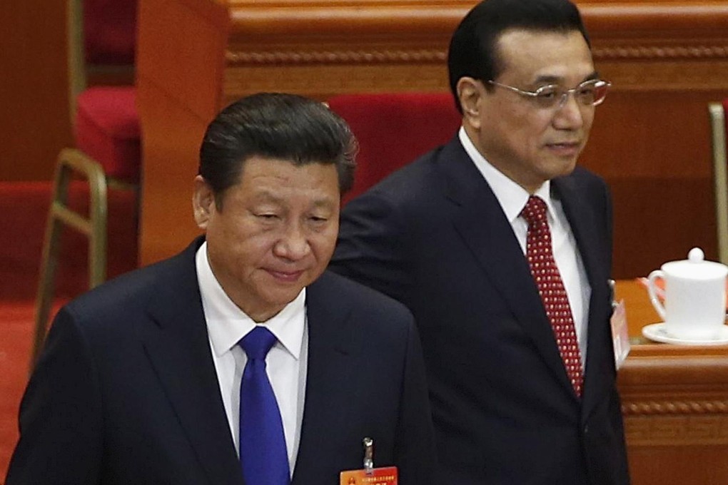 Xi Jinping (left) has overshadowed Li Keqiang. Photo: Reuters