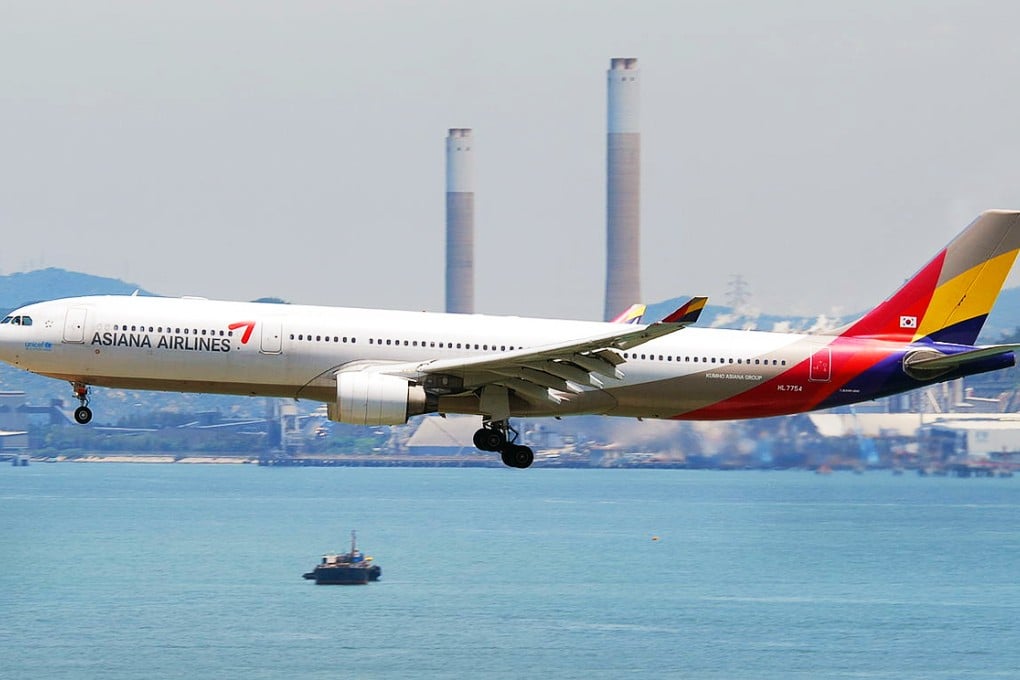 An Asiana Airlines plane was forced to return to Hong Kong after discovering that a passenger who was supposed to take a Jeju Air flight from Hong Kong to Incheon. Photo: Wiki
