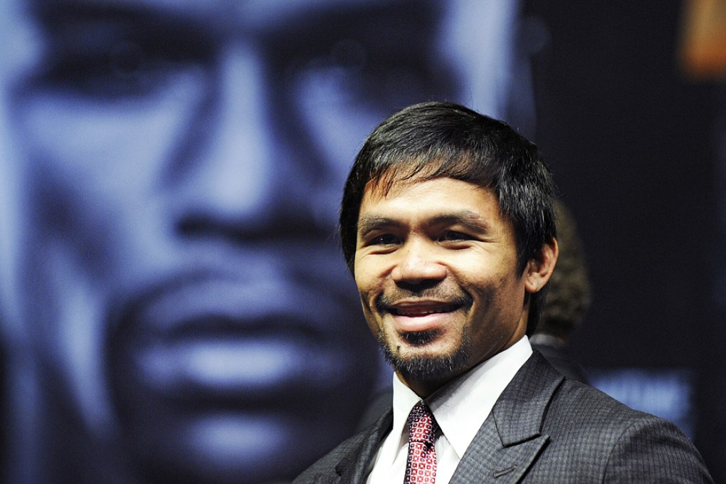 Manny Pacquiao faces Floyd Mayweather Jnr on May 2. Photo: TNS