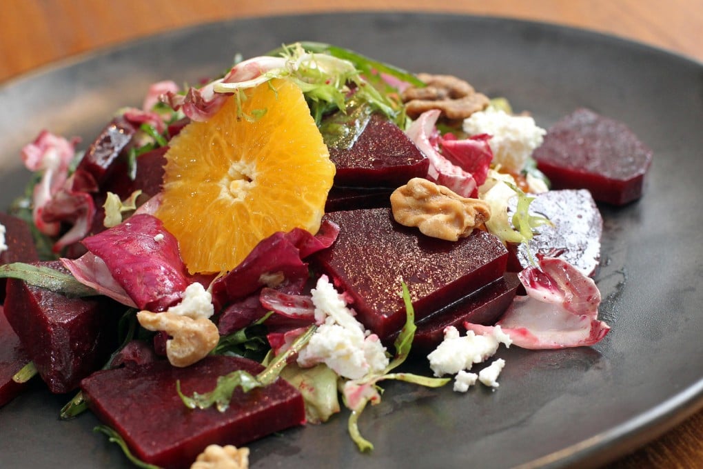 Lean cuisine: beetroot and orange salad. Photo: May Tse