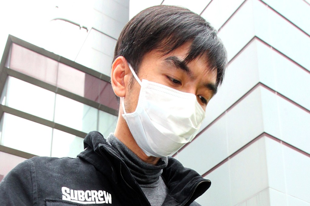 Motor vehicle technician Yu Tat-sing leaves Kwun Tong Court after he was given a suspended jail sentence over hacking attacks. Photo: May Tse