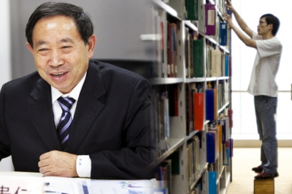 Education Minister Yuan Guiren (left) has pledged to exert tighter control over the use of imported textbooks 'that spread Western values'. Photos: SCMP Pictures