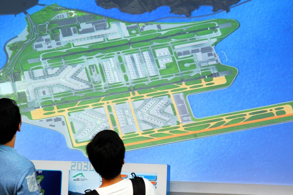 Upon its planned completion in 2023, the runway will allow Chek Lap Kok airport to serve 30 million more passengers a year. Photo: Dickson Lee