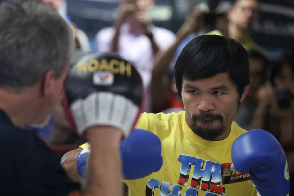 Manny Pacquiao is pleased with his training so far. Photo: SCMP Pictures