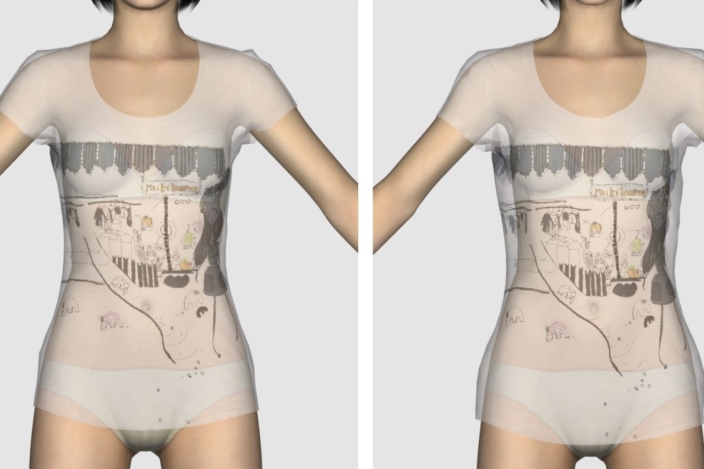 Liangtishi's technology allows users to see how clothes will fit on their 3D 'body'. Photo: SCMP Pictures