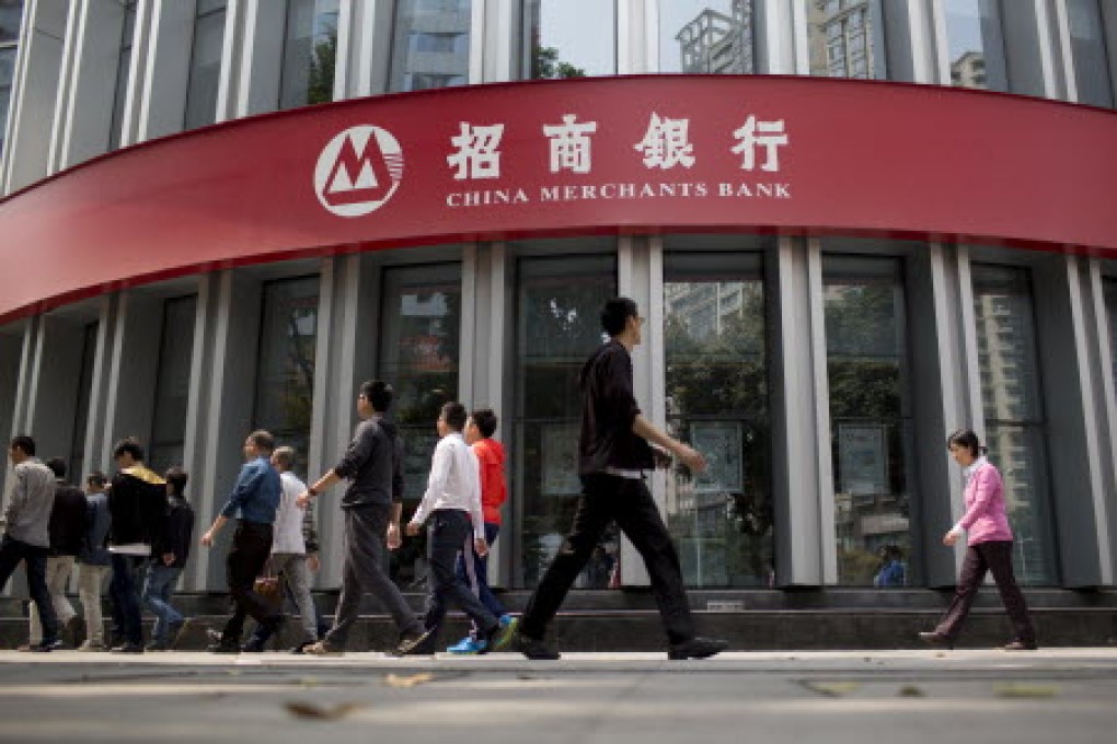 China Merchant Bank's net profit grew by 8.06 per cent to 55.9 billion yuan. Photo: Bloomberg