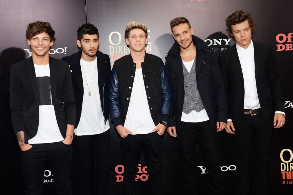 From left: Louis Tomlinson, Zayn Malik, Niall Horan, Liam Payne, and Harry Styles of One Direction. Tomlinson and Malik were asked to post bonds as part of their work permit in the Philippines. Photo: AFP
