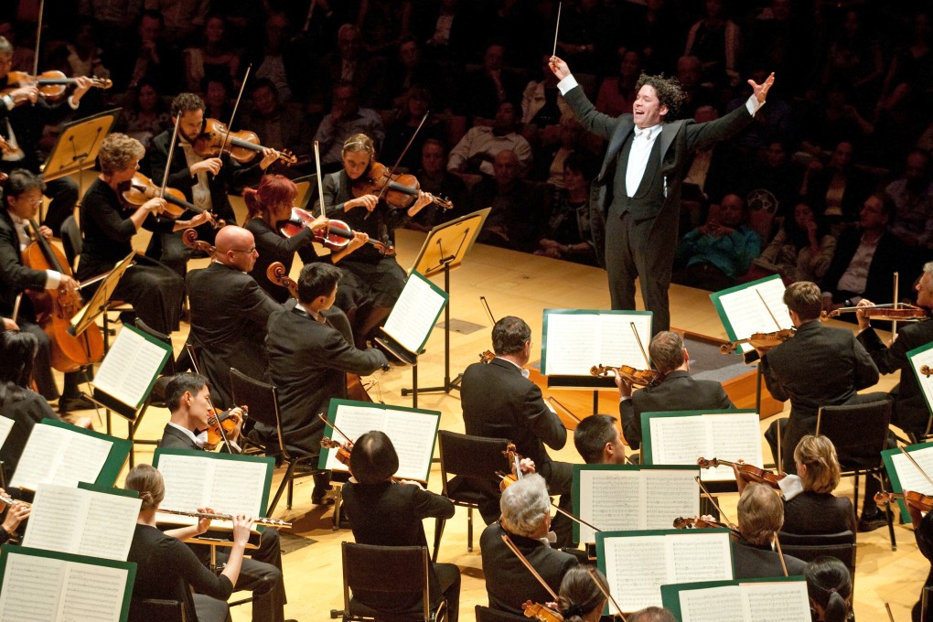 Changing tempos, multiple layers, abrupt dynamic shifts, all seemingly flowed effortlessly from the imagination of Gustavo Dudamel. Photo: Vern Evans