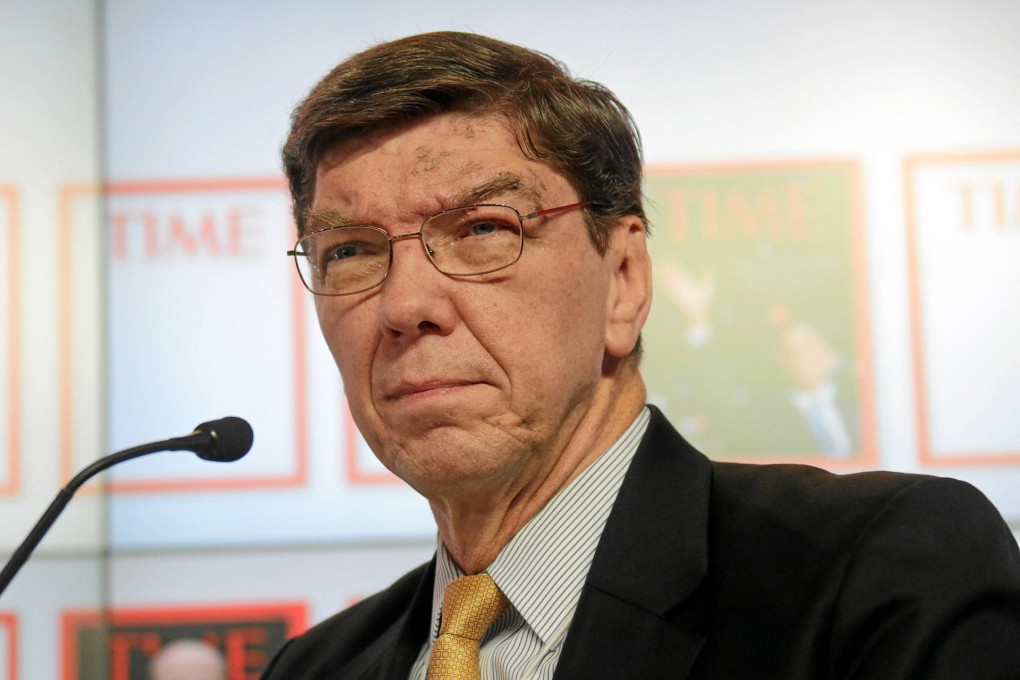 Clayton Christensen says Cisco should not go low-end. Photo: SCMP Pictures
