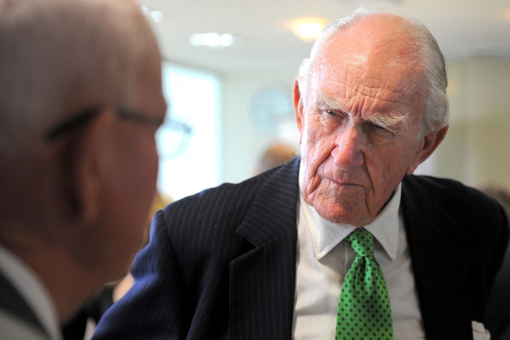 Malcolm Fraser, pictured in 2010, a year after he resigned from the Liberal Party. Photo: AFP