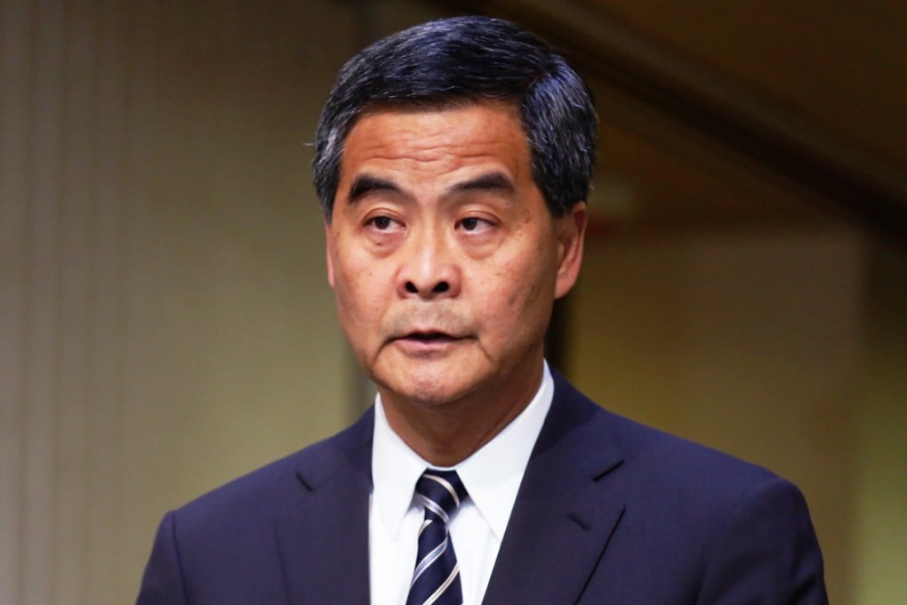 Leung Chun-ying asked the public to leave his eldest daughter alone as she battles health problems. Photo: Nora Tam