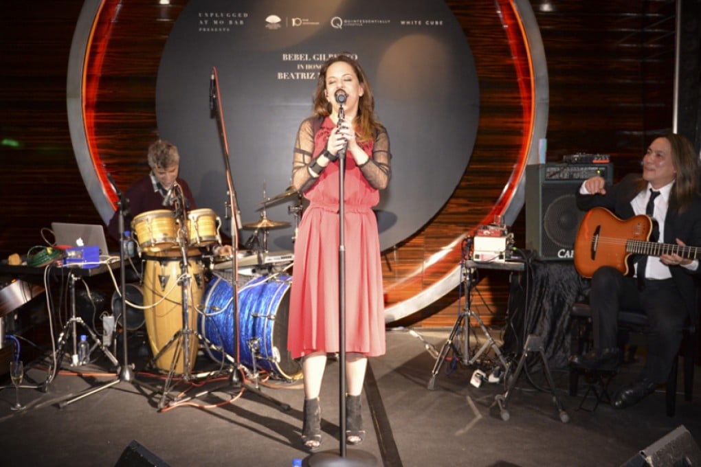 Bebel Gilberto performs at the MO Bar, in the Landmark Mandarin Oriental, Central, on March 12.