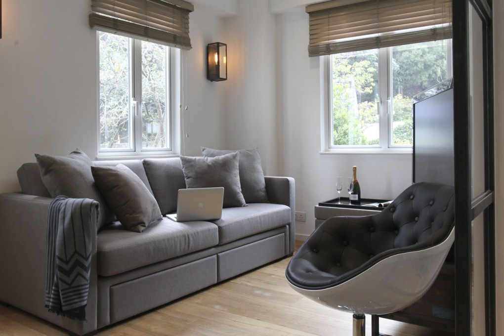 The ultimate Hong Kong man pad - a light-filled 440 sq ft