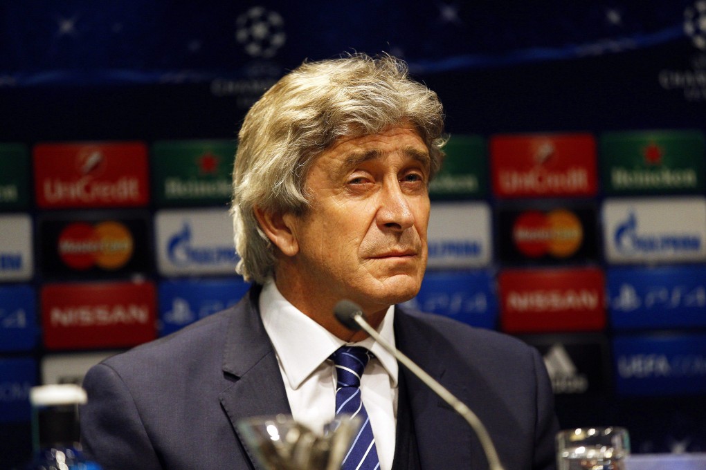 Manchester City manager Manuel Pellegrini appears to be getting close to the exit as a trophyless season looms. Photo: EPA