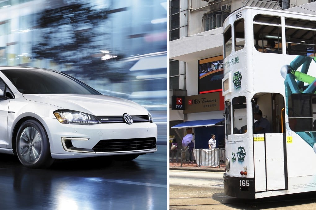 The new e-Golf, more economical per 100 kilometres in optimum conditions than a Hong Kong tram, sells for HK$369,880.