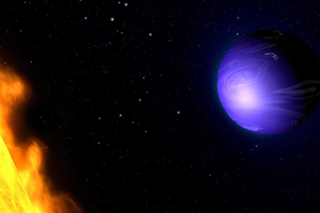 Artist's rendering of exoplanet HD 189733b. Photo: EPA