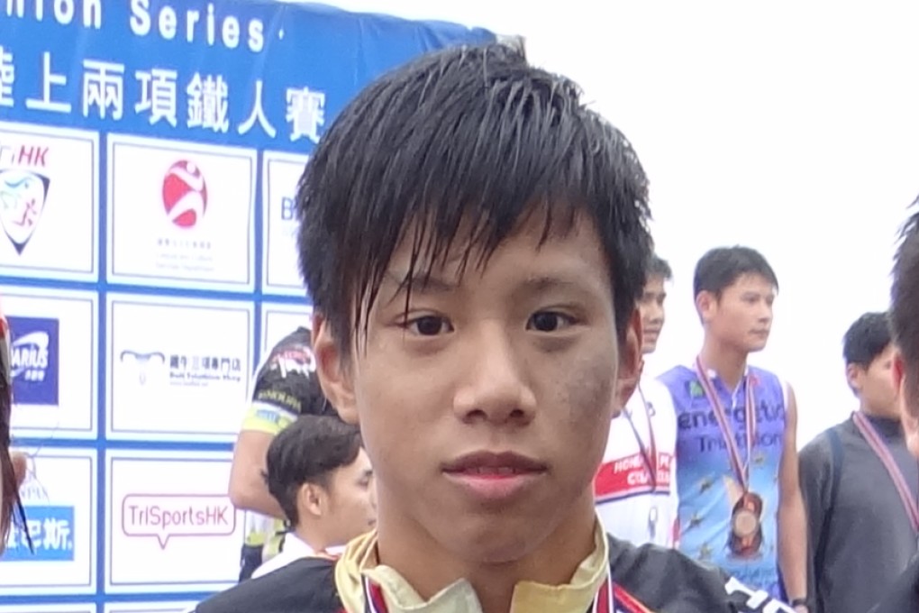 Eric Wong Hui-wai won silver at the ITU Continental Cup in La Paz, Mexico. Photo: Kevin Kung
