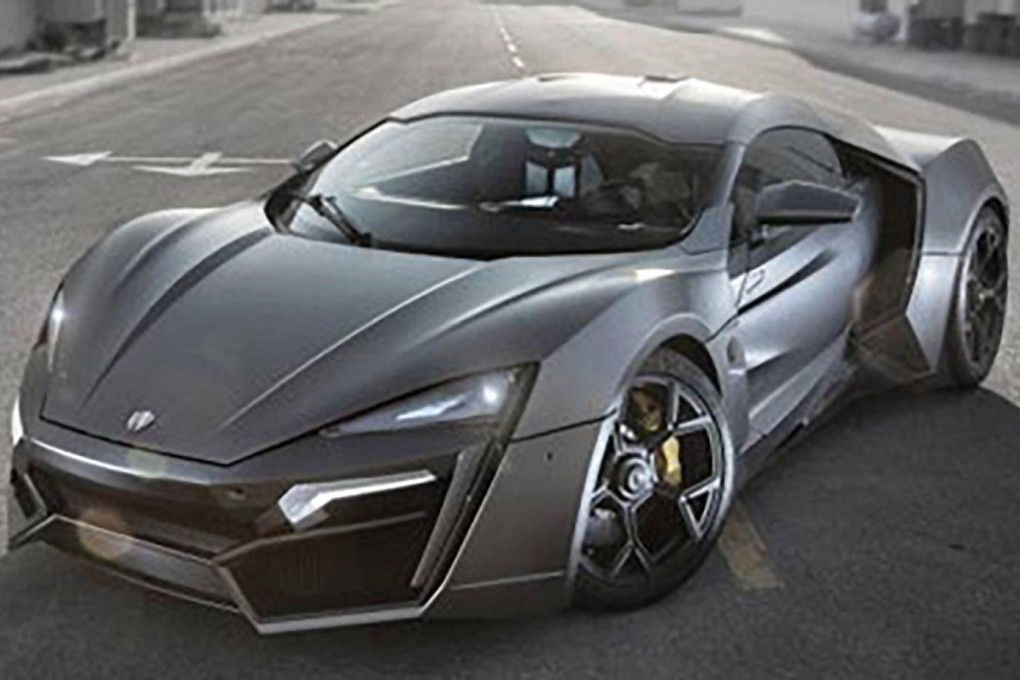 The luxury supercar, which has rows of diamonds in its headlights, features inFast & Furious 7. Photo: SCMP Pictures