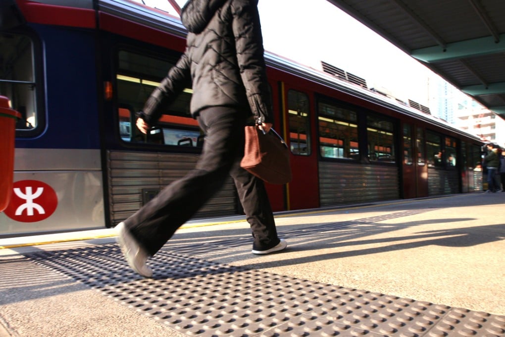 MTR provides aids for the visually impaired. Photo: Felix Wong