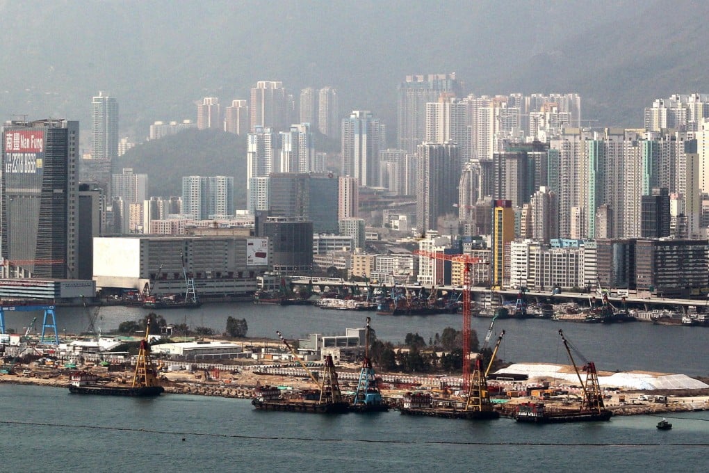 Kwun Tong, Kowloon Bay and the Kai Tak redevelopment area will together become Hong Kong's largest Grade A office hub. Photo: Dickson Lee