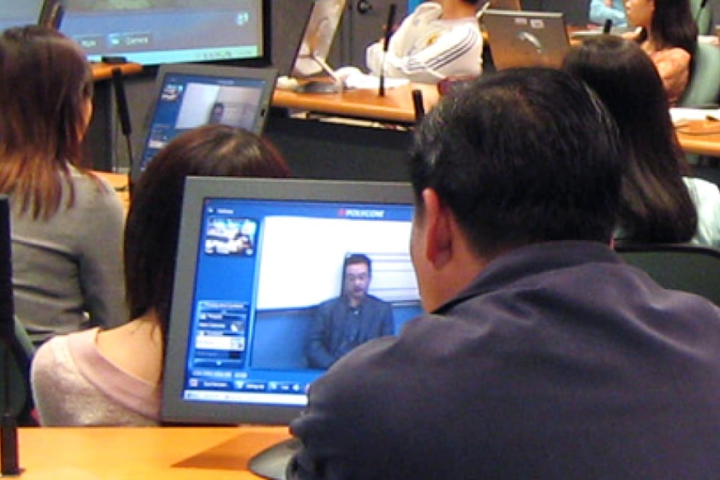 City University's students take part in a video conference. Each Hongkonger is entitled to a maximum lifetime loan limit of HK$325,700. Photo: SCMP