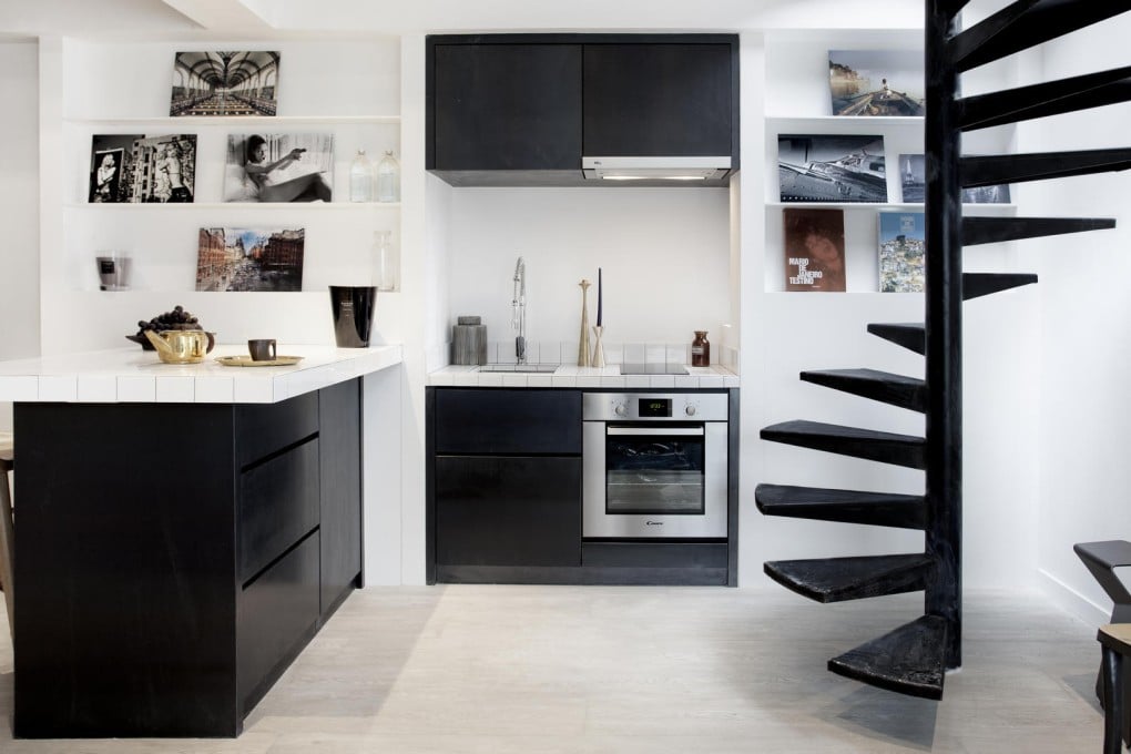 A 395 sq ft Sheung Wan flat gets a modern monochrome facelift