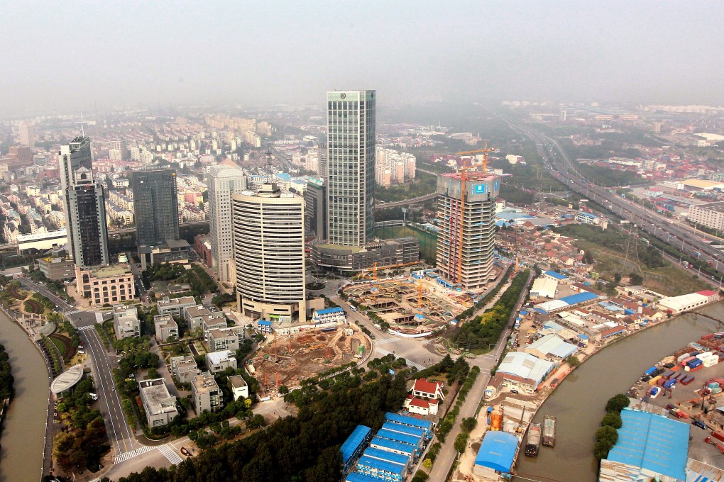 The Waigaoqiao area of the Shanghai FTZ. Photo: Xinhua