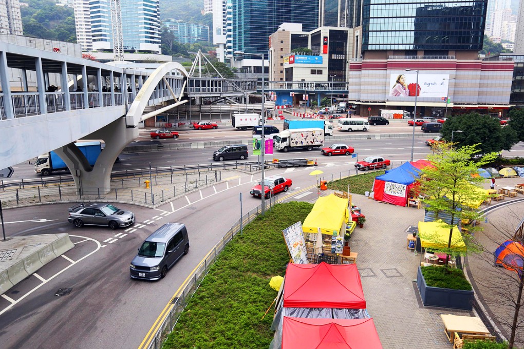 Today, the number of tents at the Admiralty site has grown from less than 80 to almost 150, ahead of the half-year anniversary. Photo: K.Y. Cheng